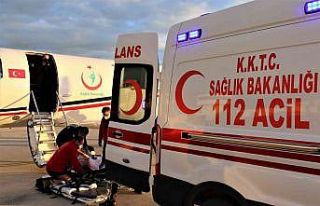 Ambulans uçaklar bir vakaya işte böyle gidiyor