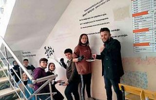 Anadolu Lisesi’nde “Duvarlar Konuşuyor” projesi
