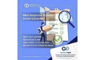 ANADOLUSEM’den Nitel Araştırma Modelleri Eğitimi