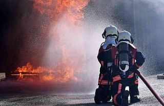 Ankara İtfaiyesi’nde sınavı kazanan yeni memurların...