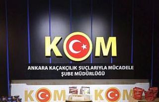 Ankara’da tütün kaçakçılarına yönelik operasyonda...