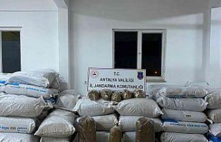 Antalya’da 113 yem çuvalı dolusu kaçak tütün...