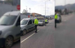 Antalya’da havadan ve karadan trafik denetiminde...