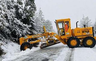 Antalya’nın yüksek kesimleri karla kaplandı