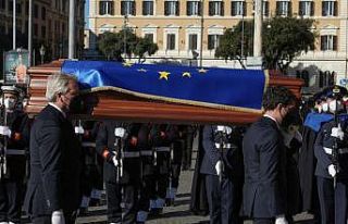 AP Başkanı Sassoli için Roma’da cenaze töreni