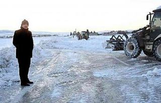 Araban’da kapanan tüm kırsal mahalle yolları...