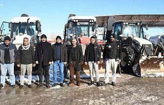 Araban’da kar ve buz temizleme çalışmaları sürdürüyor