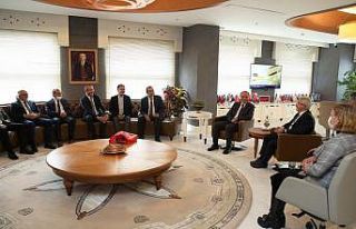 Arguvan’dan Nilüfer’e dostluk ziyareti