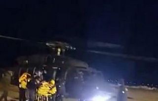 Askeri helikopter köpek saldırısına uğrayan çocuk...