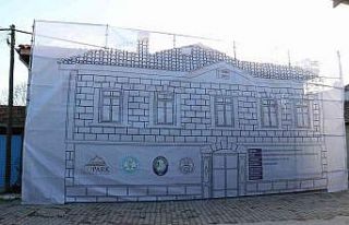 Atatürk Evi’nde restorasyon sürüyor