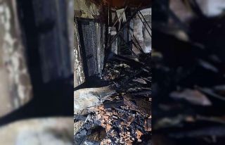 Aydın’da çıkan yangında 2 ev küle döndü