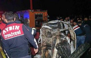 Aydın’da katliam gibi kaza; 2 ölü 3 ağır yaralı