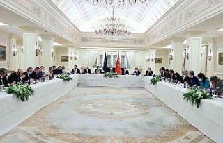 Bakan Çavuşoğlu, AB ülkeleri büyükelçileriyle...