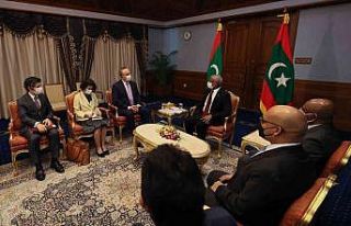 Bakan Çavuşoğlu, Maldivler Cumhurbaşkanı Solih...