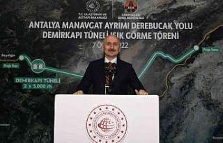 Bakan Karaismailoğlu: “Demirkapı Tüneli’nde...