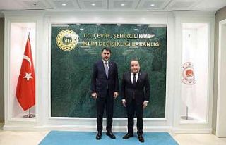 Bakan Kurum, Başkan Böcek’i ağırladı