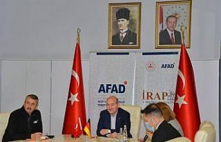 Bakan Soylu, Almanya İçişleri Bakanı Faeser ile...