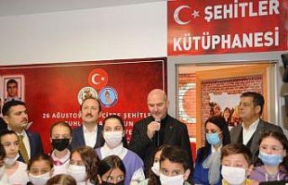 Bakan Soylu, Cizre’de şehit polisler adına kurulan...