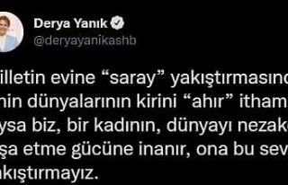 Bakan Yanık’tan gazeteci Sedef Kabaş’a tepki