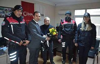 Balıkesir polisinden İHA’ya Gazeteciler Günü...