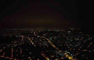 Balıkesir yeni yılın ilk dakikalarına böyle girdi.