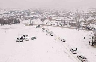Balıkesir’de kar şenliği