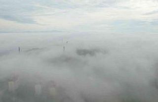 Balıkesir’de yer sisli, hava güneşli