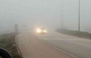 Bandırma’da sis etkili oldu