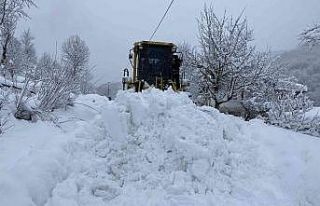 Bartın’da kar kalınlığı 1,5 metreye ulaştı