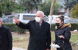 Başkan Atay, çalışmaları yerinde inceledi