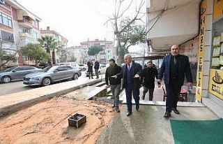 Başkan Aygün, çalışmaları yerinde inceledi