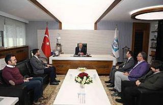 Başkan Büyükkılıç, MÜSİAD yönetimini kabul...