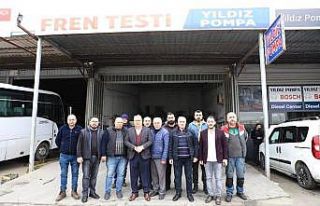 Başkan Çerçi’den küçük sanayi esnafına ziyaret