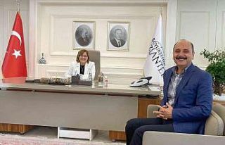 Başkan Doğru’dan Fatma Şahin’e su teşekkürü