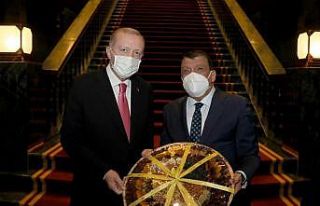 Başkan Gürkan, Cumhurbaşkanı Erdoğan ile görüştü