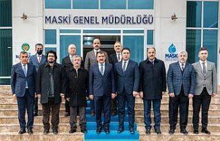 Başkan Gürkan, Kuluncak heyeti ile bir araya geldi