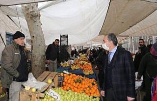 Başkan Kılınç, pazar esnafıyla bir araya geldi