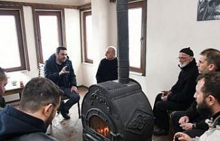 Başkan Özlü, mesaisine köylerde devam etti