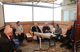 Başkan Özlü otobüs şoförleriyle bir araya geldi