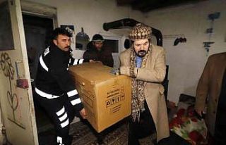 Başkan Sayan, yeni yılda ihtiyaç sahibi aileleri...