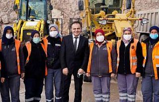 Başkan Semih Şahin’den karla mücadele ekiplerine...