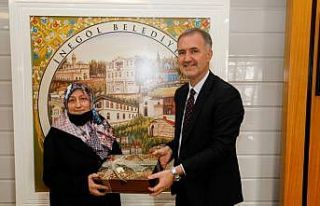 Başkan Taban, İnegöl’ün Adile Naşit’ini ağırladı