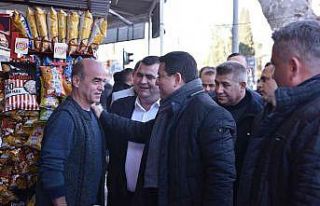 Başkan Tütüncü, Döşemealtı’nda esnafla buluştu