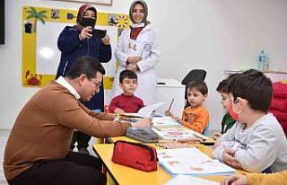Başkan Tütüncü, Kur’an-ı Kerim Kursunda çocuklarla...