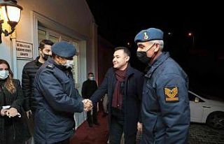 Başkan Yücel yeni yılda görev başındaki kolluk...