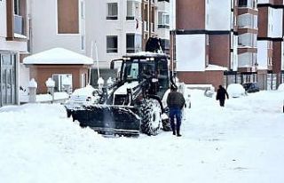 Başkan Zelyurt, kar çalışmalarını denetledi