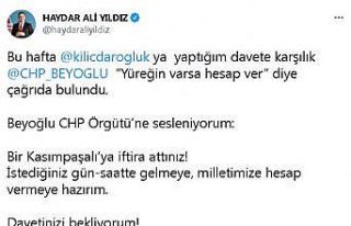 Başkanı Yıldız: “İstediğiniz gün-saatte gelmeye,...