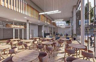 Başkent’in yeni ilçe otogarında yapım çalışmaları...