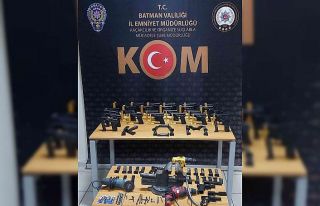 Batman polisinden silah kaçakçılarına darbe