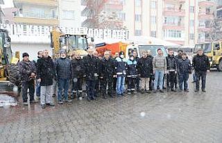 Battalgazi’de karla mücadele çalışmaları